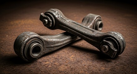 Pair of Used Automotive Suspension Arms.