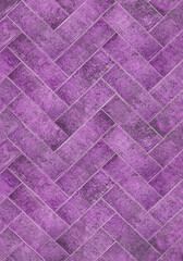 Textured Pink Tile with Classic Pattern for Interior Design