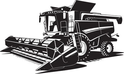 Fototapeta premium Forklift truck silhouette vector art illustration, Shapes Collection Isolated on White Background