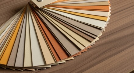 Selection of Textured Material Swatches for Interior Design Inspiration