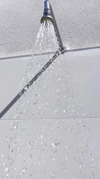 Ducha refrescante 