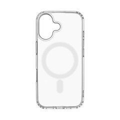 Transparent silicone case for smartphone model 17 with built-in magnetic ring. Designed for wireless charging and modern accessory presentation. Minimal clean look on white background.