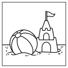 Summer Coloring Pages