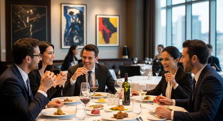 Déjeuner d'affaires et de réseautage