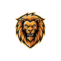 Lion Head Icon: A stylized illustration features a majestic lion's head, a symbol of strength and royalty. A symbol of valor and pride. 