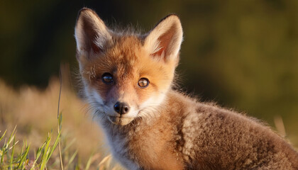 red fox cub