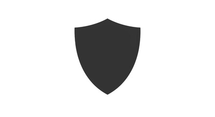 Shield security protection guard defense safety secure badge emblem heraldic icon symbol graphic shape on transparent background