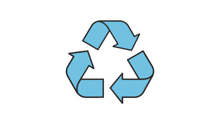 Obraz premium Recycle reuse reduce symbol environment conservation eco friendly sustainability ecology resource management on transparent background