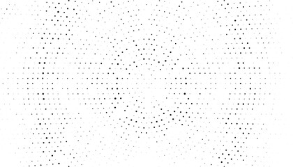 Abstract halftone background with black circular dotted texture forming a modern geometric pattern concept for digital wallpaper minimal retro art gradient design print