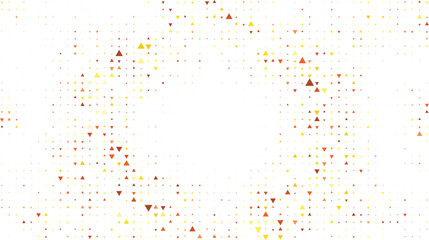 Abstract geometric pattern with repeating yellow squares and subtle lines suggesting a circular arrangement vector