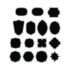 Label shapes Vector Icons - Free Download