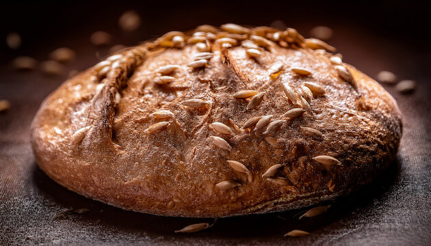 close up of soft einkorn flatbread in a macro photograph