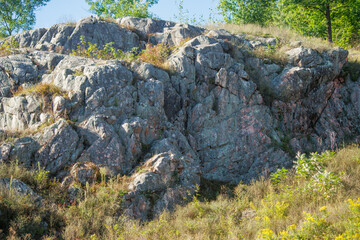 a rocky mountain landscape
