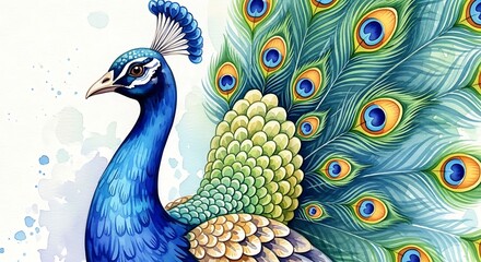 Peacock Feather Beauty.