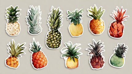 cute pineapple sticker image