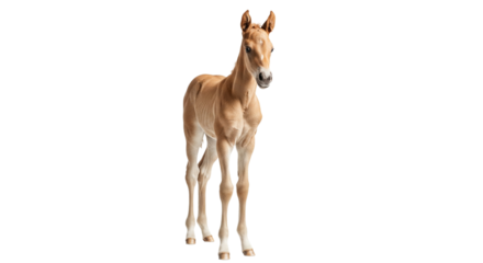 Fohlen, transparenter Hintergrund, PNG