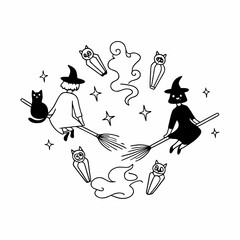 Hallowen element set