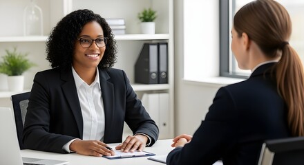 One-on-One Interview – Candidate Impressing Recruiter