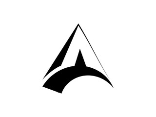 abstract A letter logo design &ndash; creative A logo