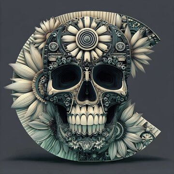 Coded Calavera &ndash; The Letter C as Ancestral Machine