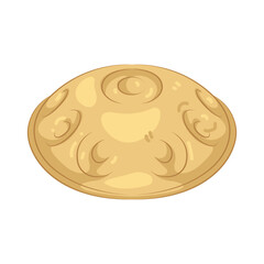 Illustration of Golden Moon Handpan