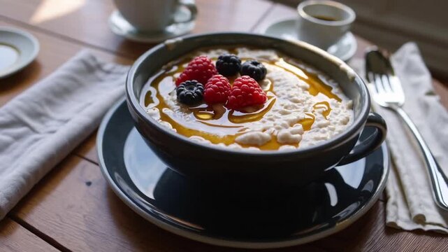 Hot Cereal Oatmeal - wholesome morning meal