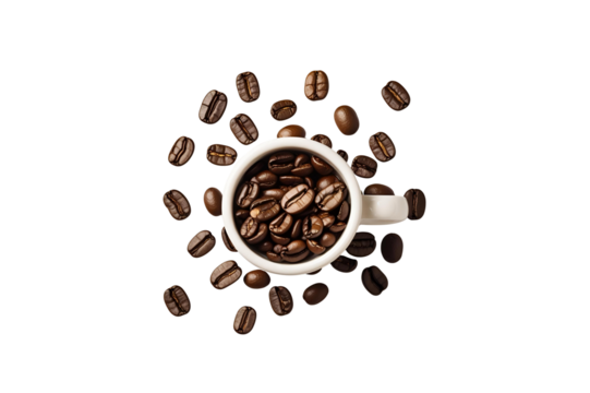 a coffee illustration, this design is great, the coffee is for a cup, and its with a transparent background