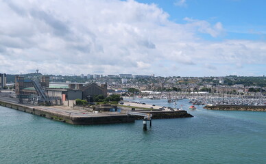 Port et chenal de Cherbourg en Normandie