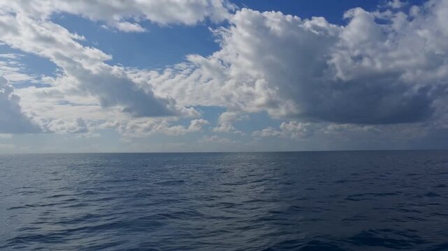 view of cloud formations over body of water