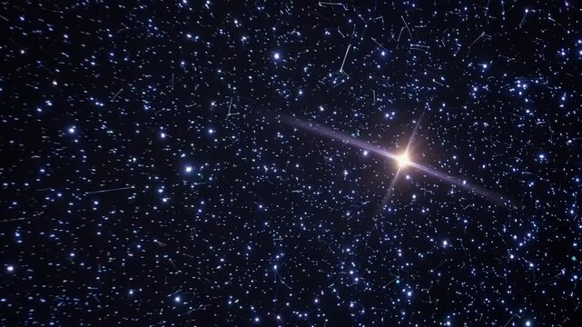 backdrop consisting of actual celestial star arrangement visible during the colder season in the northern hemisphere