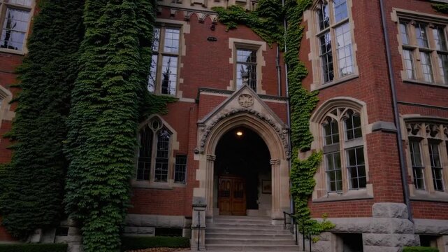 The Old Main building at Western Washington University in Bellingham, WA