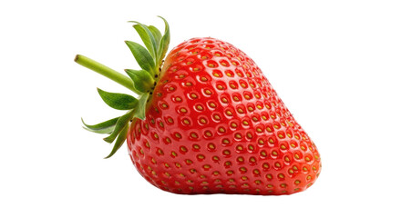 Isolated Strawberry on White Background