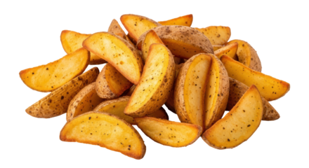 Isolated Potato Wedges