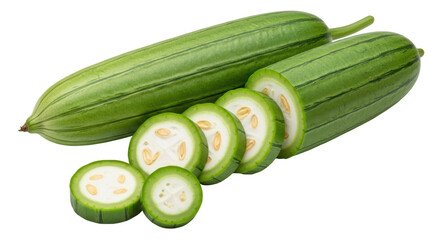 Isolated Angled gourd