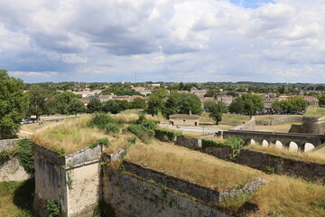 La citadelle de Blaye, ancienne forteresse construite au 17ème siècle, ville de Blaye,...