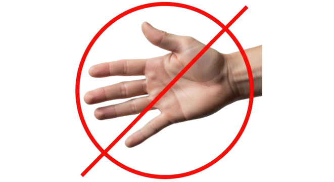 Isolated No Hand Gesture