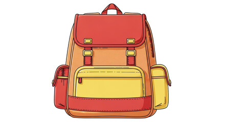 Isolated Backpack
