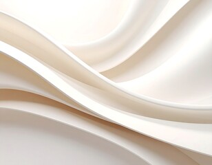 Creamy Wave Abstract Background.