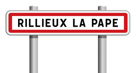 Panneau d'entrée Rillieux-la-Pape, Métropole de Lyon, Auvergne-Rhône-Alpes