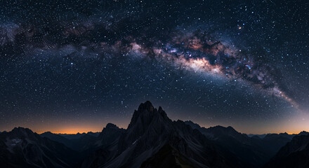 sunrise in the mountains