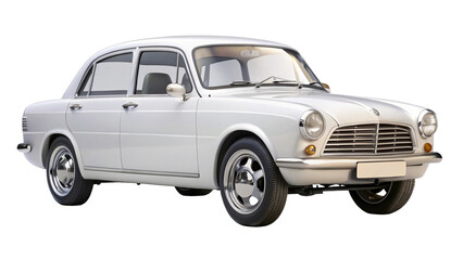 Modern Car on Pure White Background &ndash; Realistic Vehicle PNG