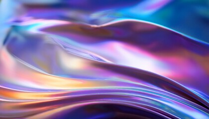 ethereal holographic blur with a soft focus effect