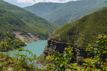 Sulak Canyon Dagestan. Summer, mountain landscape.