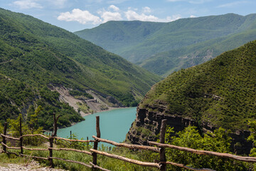 Sulak Canyon Dagestan. Summer, mountain landscape.