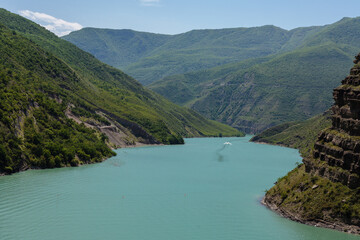 Sulak Canyon Dagestan. Summer, mountain landscape.