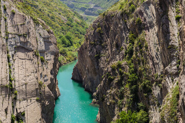Sulak Canyon Dagestan. Summer, mountain landscape.