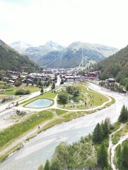 val d'isere, french alps, france