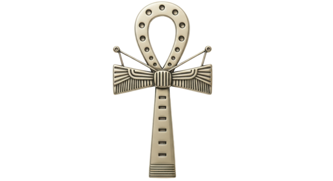 Isolated Egyptian Ankh