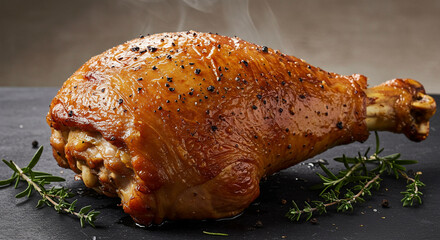 grilled chicken on the grill