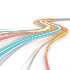 Abstract background png in blue and purple neon glow colors. PNG Speed tail light background streaks effect. Sport car is made of polygons, lines and connected dots.